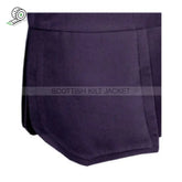 Scots Guards Style Doublet 16 In Navy Gabardine Jacket